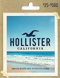Used 15,342 times ends july 31, 2021. Amazon Com Hollister Gift Card 25 Gift Cards