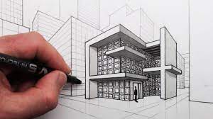 Stock photo city building 01. How To Draw A Modern House And City In 2 Point Perspective Youtube