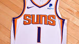 Get all the very best phoenix suns jerseys you will find online at www.nbastore.eu. Phoenix Suns Announce Multi Year Deal With Paypal First Jersey Patch Arizona Sports Azfamily Com