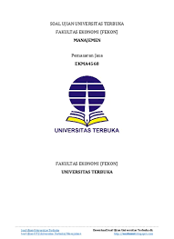Biaya modal dapat diukur dari persamaan berikut yaitu : Top Pdf Soal Ujian Ut Manajemen Ekma4213 Manajemen Keuangan 123dok Com