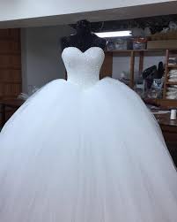 Item Description A Gorgeous Tulle Ballgowns Dress With Sequins Beaded Top And Sw Ball Gowns Wedding Wedding Dresses Princess Ballgown Sweetheart Wedding Dress