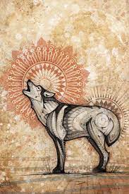 Wolf Totem Wolf Totem Body Art Painting Visionary Art