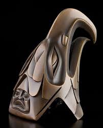 Eagle Bronze By Dempsey Bob Tahltan Tlingit Artist X61008 Native Art Haida Art Bronze
