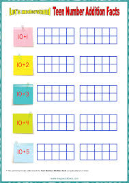 Help your kindergartener with the understanding of how teen numbers are made with these free printable set of worksheets. Ten Frame Worksheets Ten Frames 10 Frames Counting Addition Subtraction Even Odd Number Relationships Etc Megaworkbook