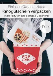 Maybe you would like to learn more about one of these? Diy Kinogutschein Selber Machen Als Geschenkidee Yeah Handmade