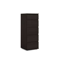 In this video i make a chest of drawers with a shelf over the top. Atlin Designs Modern Sturdy 5 Drawer Tall Narrow Chest In White For Bedroom Storage Cabinet Lingerie Chest Accent Cabinets Walmart Com Walmart Com