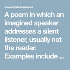 Dramatic monologue is a type of poetry written in the form of a speech of an individual character. Dramatic Monologue Definition Dramatic Monologues Monologues Poetry Foundation