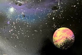 Paint A Galaxy In 30 Minutes 7 Steps With Pictures Instructables