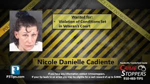 🚨Wanted🚨 The Fayetteville Police Department is looking for Nicole  Cadiente, who is wanted for Violation of Conditions Set in Veteran's Court.  If you have information