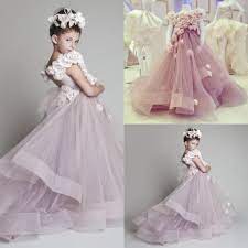 Cutely Krikor Jabotian Children Wedding Dress For Girls 2015 Crew Ball Gowns Handmade Flowers Long Pageant Dresses Girls Vt Child Pageant Dresses Cute Pageant D Toddler Flower Girl Dresses Girls Pageant