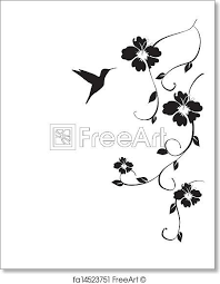 Free Free Flower Hummingbird Svg Free 512 SVG PNG EPS DXF File