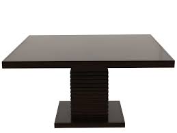 Lucy white carrara faux marble table top with black and gold pedestal base modern kitchen or dining table. Square Pedestal Dining Table Ideas On Foter