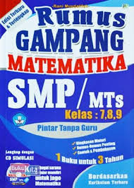 Rumus rumus matematika smp kelas 9. Buku Rumus Gampang Matematika Smp Mts Kelas 7 8 9 Cd Bukukita