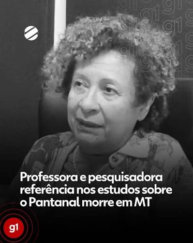 A professora, pesquisadora e ec&oacute;loga Carolina Joana da Silva, de 75 anos, morreu neste domingo (16), em decorr&ecirc;ncia de c&acirc;ncer no f&iacute;gado. Considerada uma das principais refer&ecirc;ncias cient&iacute;ficas nos estudos sobre o