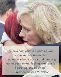 President Nelson said the kingdom of God is not and cannot be complete  without women who make and keep covenants and who can speak with the power  and authority of God. #loveshareandinvite #