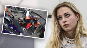 Enges spitzenduell in der formel 1. Bei Horror Crash Formel 3 Fahrerin Sophia Florsch Bricht Sich Halswirbel Sportbuzzer De