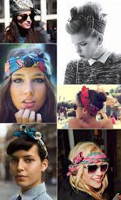 5 Super Cute Ways To Wear Bandanas Scarf Hairstyles Bandana Hairstyles Long Hair Styles