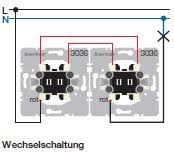Berker 3036 Wippschalter Einsatz Aus Wechsel Kontroll Schalter Taster