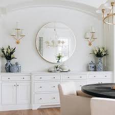 Looking great with functionality makes the design favored by home owners. Dining Room Built In Cabinets Design Ideas