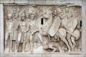 Dacians: Frieze of Trajan's conquest reused on the so-called Arch ...