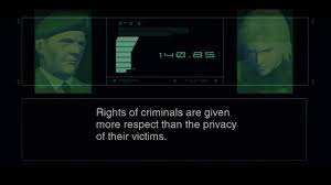 61!killerzeita community for 10 years. Metal Gear Solid 2 Sons Of Liberty Colonel A I Speech About Information Warfare Youtube