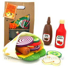 Wooden Felt Pocket Bread Felt Pita Wood Veg Play Food Food Food Names