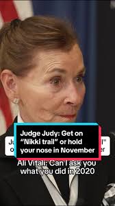 Judge Judy Sheindlin sat down with NBC News’ Ali Vitali after endorsing  Nikki Haley’s presidential bid. The renowned TV judge warned a second Trump  presidency is “not a good place for America” and ...