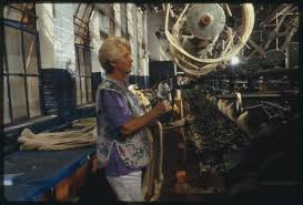 Mary Tomlin working