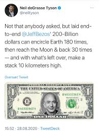 Do you spend the rest of your money to bail yourself out. Niels Degrassy Tyson Have Calculated The Reach Of Jeff Bezos Money 9gag
