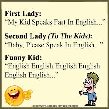 Funny Joke Lady Vs Kid Funny English Jokes English Language Funny Really Funny Joke