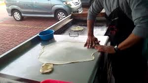 How To Make Roti Canai Pratha Or Paratha Cara Cara Tebar Roti Canai Youtube