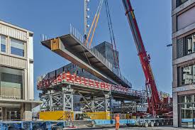 Baubeginn der brücke war am 3. Spezial Negrellisteg Diggelmann Partner