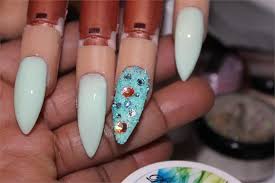 See more ideas about aqua nails, aquarium nails, nails. Glow In Dark Acrylics Aqua Blue New