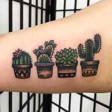 A Little Gaggle Of Cacti And A Succulent Thanks Phoebe Succulent Tattoo Tattoos Cactus Tattoo