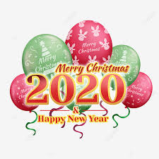 Salah satunya mengirimkan ucapan selamat tahun baru. 2020 Christmas And Happy New Year Text With Balloons Text Happy New Year New Year Lettering Png Transparent Clipart Image And Psd File For Free Download
