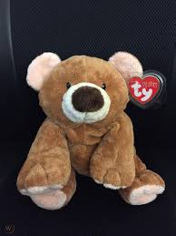 Ty Pluffies Beanie Baby Slumbers The Brown Bear Nwt 1721509131