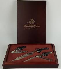 Army by 1958 and the u.s. Winchester Limited Edition 2007 3 Knife Gift Set 345 Auction