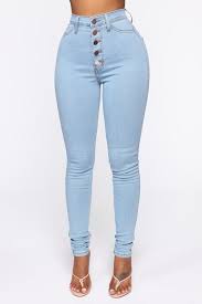 Classic High Waist Skinny Jeans Light Blue Wash Jeans Outfit Women Girls Skinny Jeans High Waisted Skinny Jeans