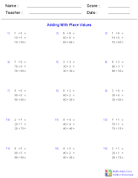 The answer worksheet will show the progression on how to solve the fraction problems. Addition Worksheets Dynamically Created Addition Worksheets