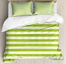 Shop wayfair.ca for all the best green duvet covers & sets. Lime Green Duvet Cover Set Horizontal Stripes Simplistic Watercolor Paintbrush Large Lines Image Decorative Bedding Set With Pillow Shams White Lime Green By Ambesonne Walmart Com Walmart Com
