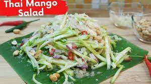Kembali lagi bersama sy dgn resepi kerabu mangga ala thai gitu. Thai Mango Salad With Green Mango Recipe Youtube