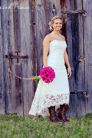 45 Short Country Wedding Dress Perfect With Cowboy Boots Short Or High Low Styles Beige Wedding Dress Wedding Dresses High Low Short Country Wedding Dress