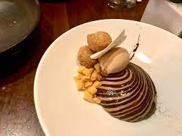 See more ideas about desserts, fancy desserts, plated desserts. I Was At A Fine Dining Restaurant Last Night And This Was One Of Our Desserts Can Any Of Y All Tell Me How The Striping Effect On The Chocolate Mousse Was Achieved