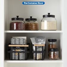 Amazon's choicefor black bath accessories. Shop Our Latest Kitchen Storage And Organization Products In Beautiful Matte Black Kitchen Organization Pantry Kitchen Organization Glass Storage Containers