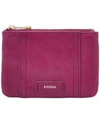 Fossil Ellis Leather Zip Coin Purse Reviews Handbags Accessories Macy S