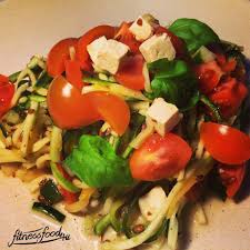 Zoodles Mit Feta Und Tomate Fitnessfood4u Spiralschneider Rezepte Rezepte Nudeln Mit Tomaten