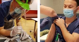 Se varför de är säkra och inte smittsamma. Tidig Vaccinering Tack Vare Stora Insatser I Covidvarden