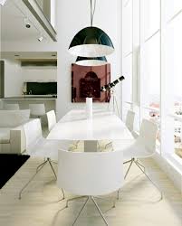 Style isn't determined by size, with modern furnishings and neutral tone, this dining room is 5. Interior Design Ideas Minimalist White Dining Room Design Interior Design Ideas Ofdesign