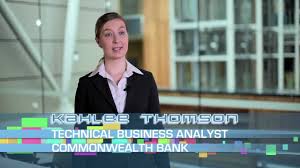 Upload your resume and subscribe to latest bank career. Cba Kahlee Thomson It Careers Youtube