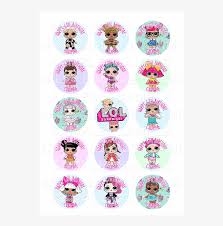 If you have difficulties during use. Edible Cupcake Toppers Cupcakes Toppers Printable Lol Free Transparent Png Download Pngkey